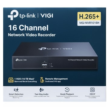 tp-link VIGI 16路網路監控主機 監視器主機NVR  NVR1016H  1台