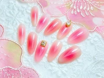 穿戴甲/穿衫甲/手工繪製/珠寶溫暖腮紅