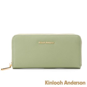 【金安德森】Enid 拉鍊長夾-羅勒綠
