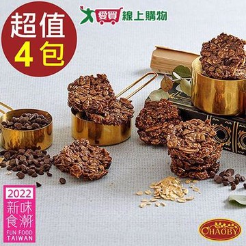 超比食品 纖女系燕麥脆片-法式可可 100gX4包