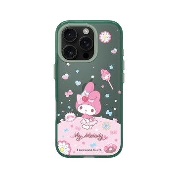 iPhone 16 Pro Clear 憂墨綠 - 三麗鷗-美樂蒂 My Melody - 甜心世界