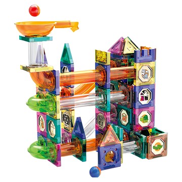 PLAYFUL TOYS 頑玩具 磁力管道積木 126p  多色  1盒
