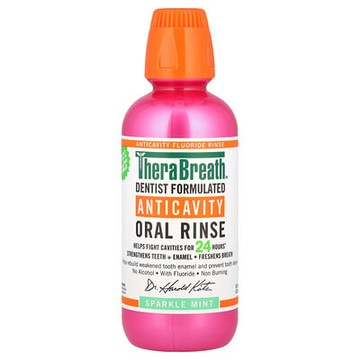 TheraBreath, 防蛀漱口水，清涼薄荷味，16 液量盎司（473 毫升）