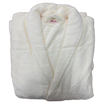 LIFE 來福牌 珊瑚絨超細纖維浴袍 RS  米色  1件