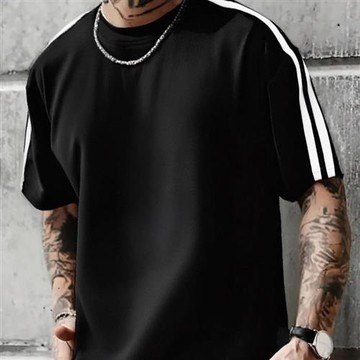 【巴黎精品】現貨+預購 男短袖上衣男裝男短袖T恤-基礎單色歐美硬挺男裝a1jm19