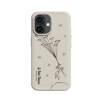 iPhone 16 SolidX 貝殼灰 - Le Petit Prince 小王子 - 飛翔在空中