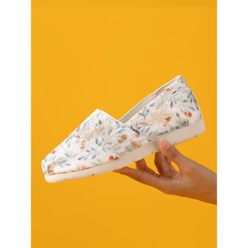 Tt&Mm/湯姆斯網面鏤空女鞋一腳蹬懶人帆布鞋夏季透氣百搭平底網鞋