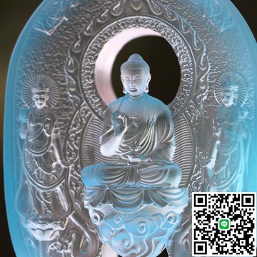 琉璃東方三圣佛像佛具擺件居家客廳佛堂寺廟桌面供奉禮佛供具用品
