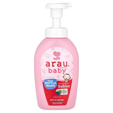 arau.baby, 泡沫清洗液，無香型，16.09 液量盎司（500 毫升）