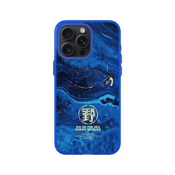 iPhone 15 Pro Max Clear 激光藍 - KID - 野SEA海洋MANTA