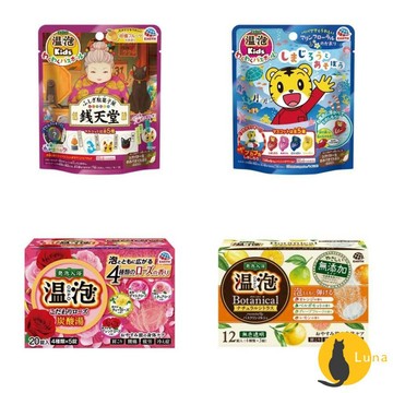 ฅ-Luna小舖-◕ᴥ◕ฅ日本 地球製藥 溫泡 ONPO 碳酸溫泉入浴錠 無添加 植物精油 泡澡錠 入浴劑 錢天堂 巧虎