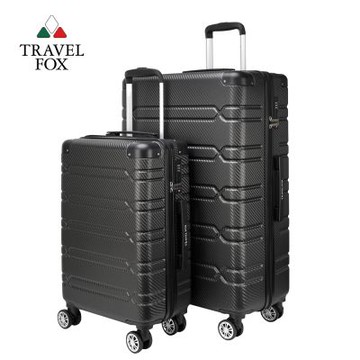 TRAVEL FOX 旅狐 21吋+29吋星際幻遊拉鍊箱 TSA海關鎖 靜音飛機輪 行李箱 旅行箱 二件組