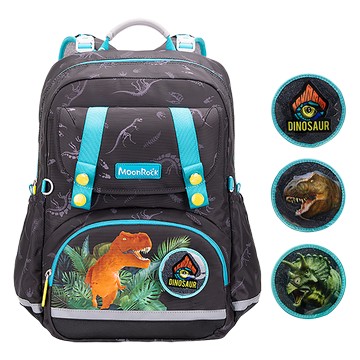 MoonRock - 護脊書包-SP1 恐龍世紀-LED胸扣2023款 適用身高:95-140cm-19L