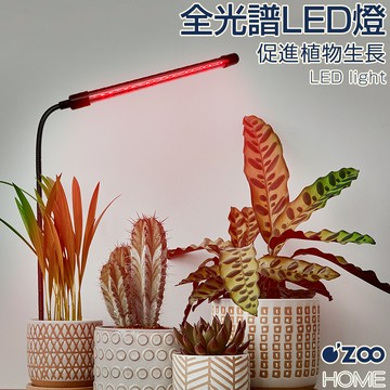 長條LED植物燈【台灣現貨】3定時檔調光 植物生長燈 led植物燈 全光譜紫光燈 花卉/多肉植物燈【OZOO HOME】