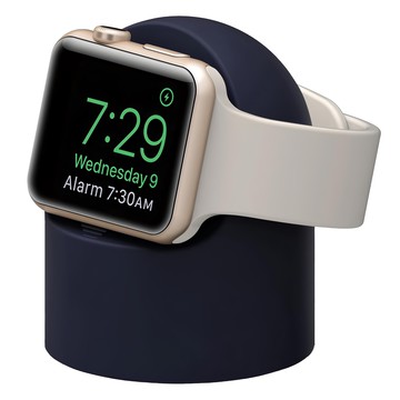 Apple Watch 手錶支架 午夜藍 矽膠充電底座  Watch1/2/3/4/5/6/7/8 SE  1個