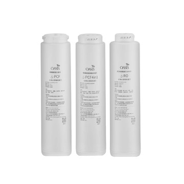 OASIS 【美國OASIS】全櫥雙出RO 1000GPD專用第二年份濾芯組
