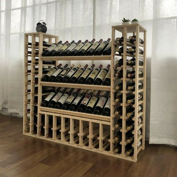 免運 可開票 工廠直銷 特價實木紅酒架/窖酒酒櫃/展示儲存酒架/木制酒架/儲物架餐邊架 快速出貨DDD1111