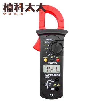 自動量程電流鉤表 鉗形電表 三用電表 萬用表 檔位精確 交直流電壓 三用電錶 夾式電錶 DCM202