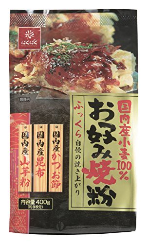 Hakubaku domestic wheat okonomiyaki powder 400g × 6 pieces