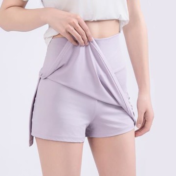 開叉半身裙女夏高腰褲裙防安全褲休閑運動a字裙子包臀裙