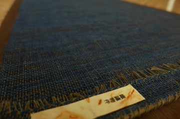 鐵鏽染手織茶席巾/掛件