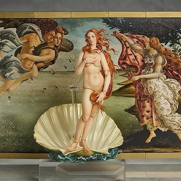 【東海模型】Union Creative figma 桌上美術館 波提且利之作 維納斯的誕生 可動完成品