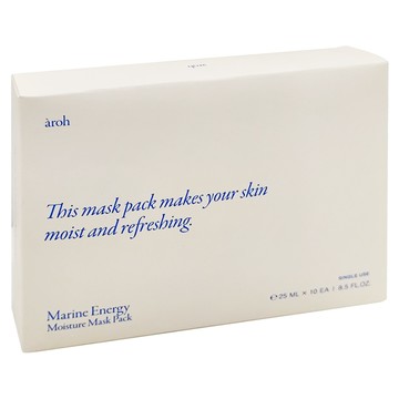 aroh 艾洛 海洋水活保濕面膜 深層保濕 舒緩肌膚  10片  1盒
