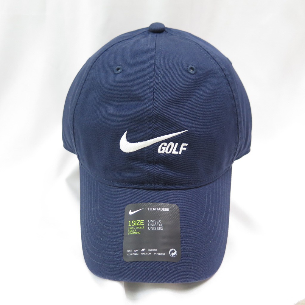 NIKE GOLF HERITAGE86 老帽帽子運動帽後可調CU9887451 深藍