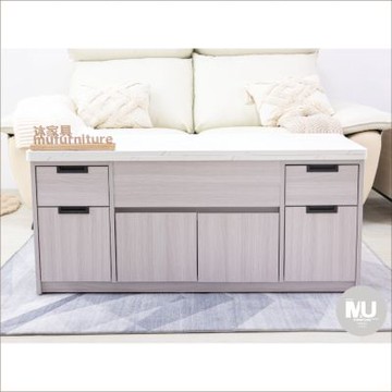 沐家具 mufurniture Kaer 緩升降茶几/客廳/收納