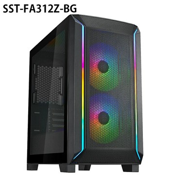 【享最高折300】SilverStone 銀欣 FARA 312Z Micro-ATX電競機殼/SST-FA312Z-BG