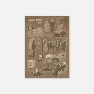真愛每一天 About Time  電影插畫貼紙