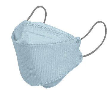 韓式4D醫療口罩 迷霧藍10片裝