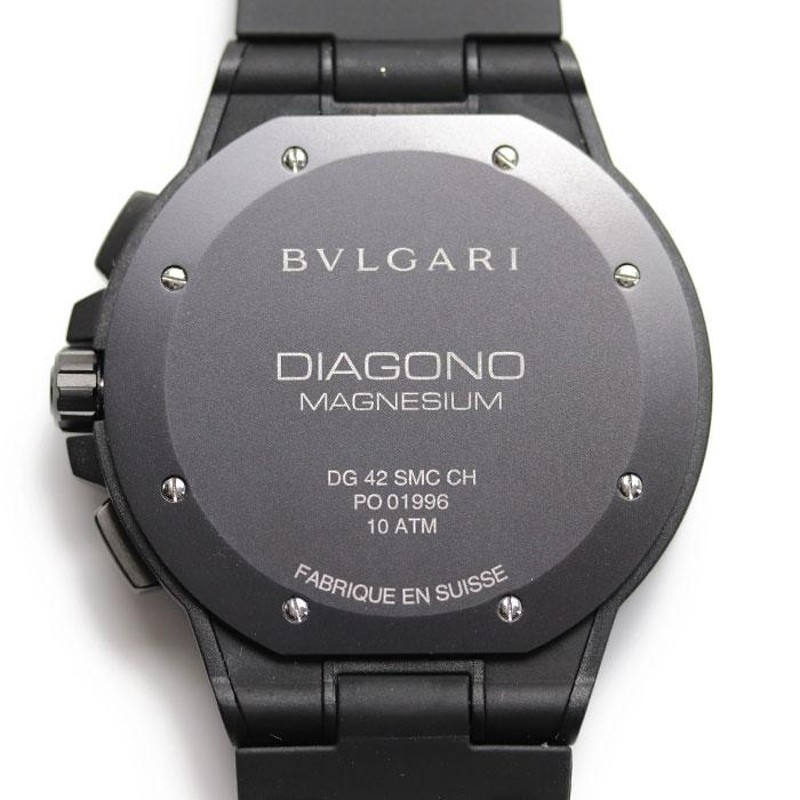 BVLGARI ブルガリ ディアゴノ マグネシウム 腕時計 自動巻き DG42SMCCH