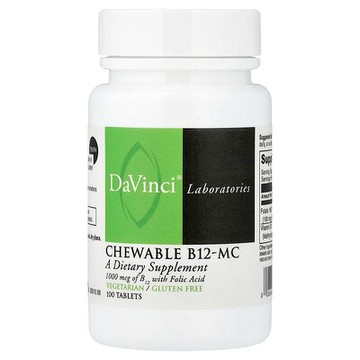 DaVinci Laboratories, B12-MC 咀嚼片，100 片