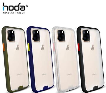 hoda iPhone 11 Pro Max 6.5吋 柔石軍規防摔保護殼 贈原色按鍵 手機殼