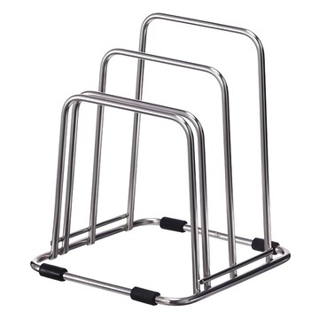 YOSHIKAWA 吉川日本不銹鋼砧板架 廚房收納好幫手 穩固防滑設計  1個