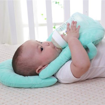 嬰兒喂奶枕頭多功能哺乳神器新生兒防吐奶枕寶寶防偏頭枕創意頭型