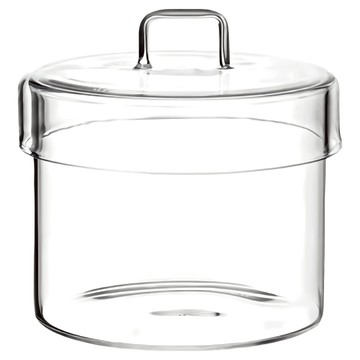 SHIMOYAMA 日本霜山 多用途耐熱玻璃儲物罐(附蓋) 550ml  1個  1個容器+1個蓋子