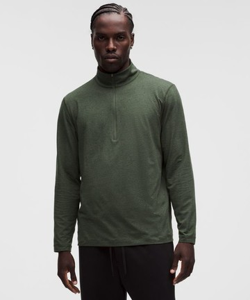 Soft Jersey Half Zip Sweatshirt Size XL