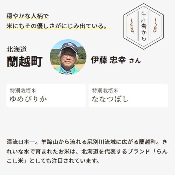 令和5年産 新米 ななつぼし 10kg（5kgｘ2）北海道米 一等米 特別栽培米 減農薬 選べる精米度 出荷前に精米 産直 白米 玄米 分づき米 お歳暮 ギフト