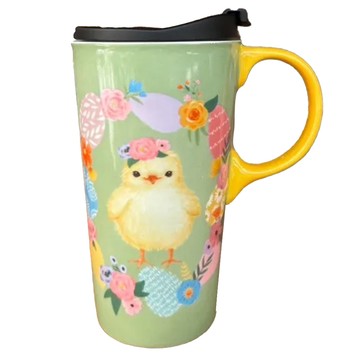 Royal Duke 城市隨身杯系列 馬克杯 陶瓷材質 容量 550ml  萌寵樂園 綠色  1個