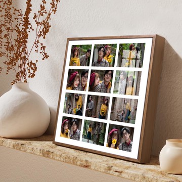 相框洗照片擺台情侶紀念定制相框9宮格九禮物12宮格相冊