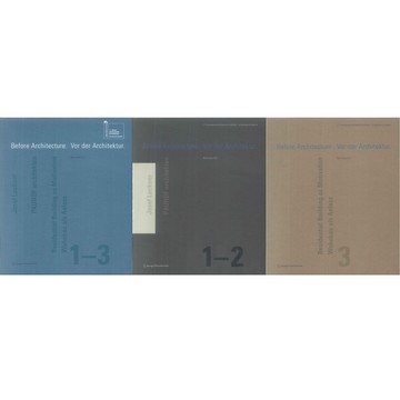 Before Architecture. Vor der Architektur -9783211094259 絕版英文設計書 [建築人設計人的店-上博圖書]
