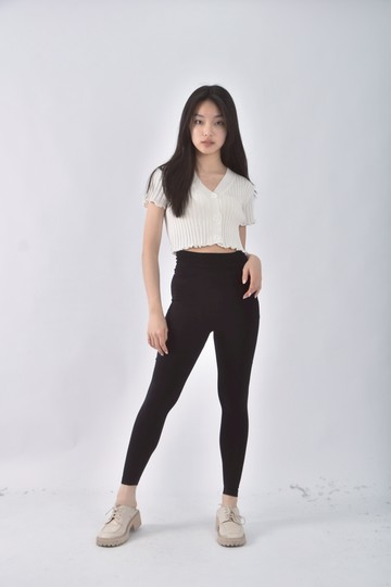 加購優惠(M) keexuennl運動瑜珈黑色長褲