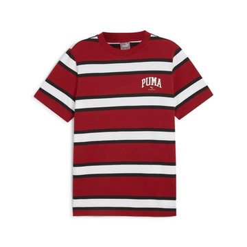 【PUMA官方旗艦】基本系列Puma Squad條紋印花短袖T恤 男性 68179313