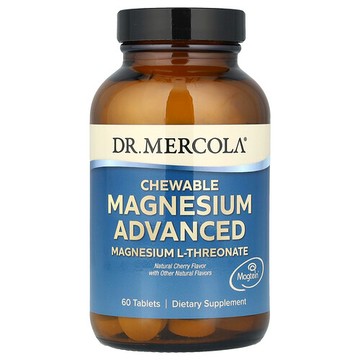 Dr. Mercola, 高階鎂咀嚼片，天然櫻桃味，60 片