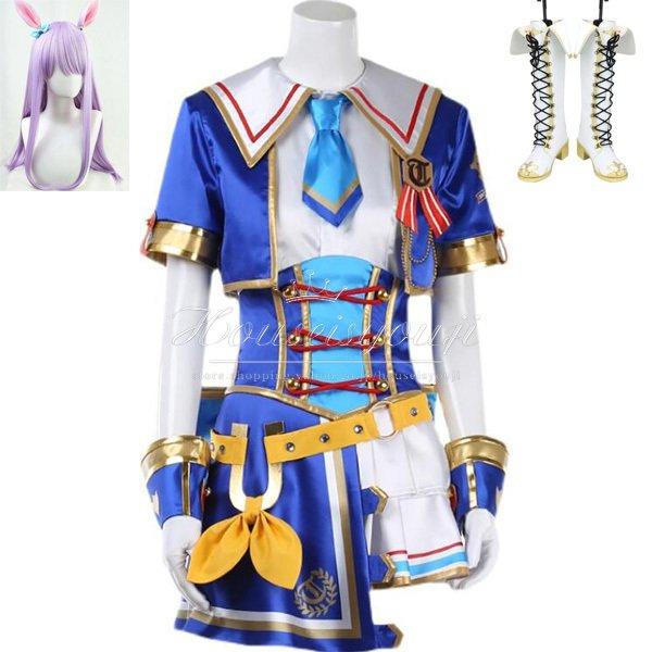 送料無料◇ウマ娘 プリティーダービー 風 メジロマックイーン コスプレ衣装 ウィッグ 尾 靴 ハロウィン仮装 お祭りコスチューム イベント アニメ  フェア 撮影