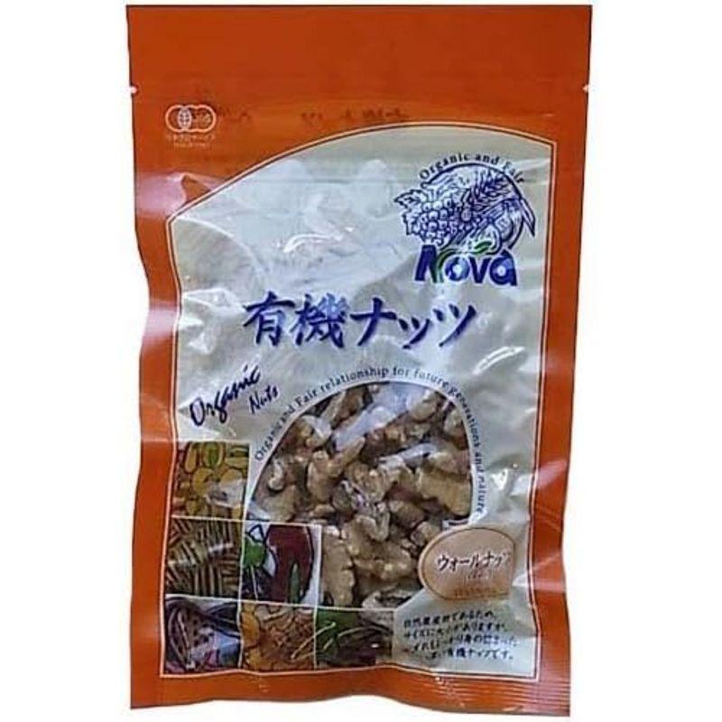 ノヴァ 有機栽培ウォールナッツ(くるみ) 80g ×10セット