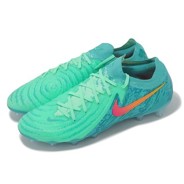 [ACS] Nike 足球鞋 Phantom GX II Elite LV8 AG 男鞋 綠橘 針織 抓地 人工草皮 FJ2556-300