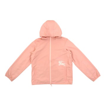 BURBERRY Kids 馬術騎士粉色連帽夾克